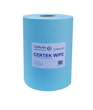 CERTEK Precision Wiping Roll 30x38cm 400 Sheets Blue
